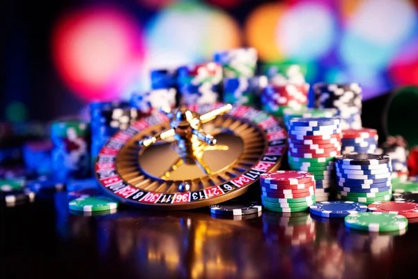 Roulette wheel spin during live casino session